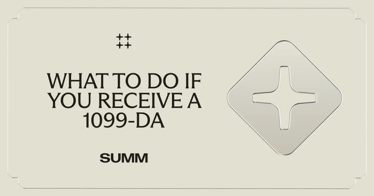 What to Do If You Receive a 1099-DA
